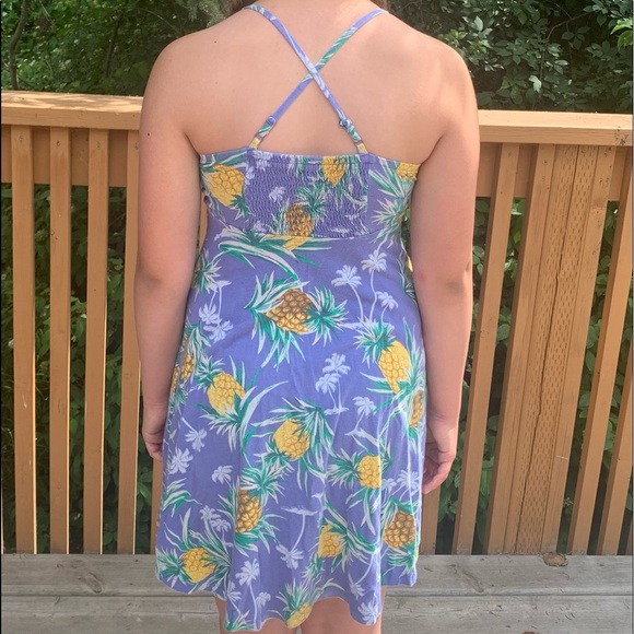 Old navy Pineapple dress size girls XL 14 - Picture 2 of 3